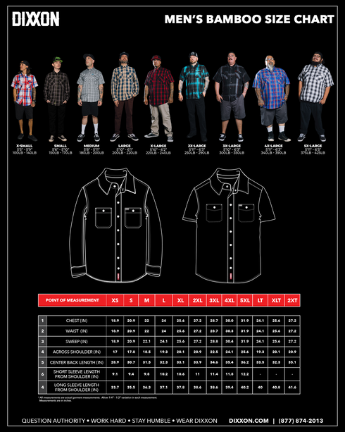 KOKOMO BAMBOO SHORT SLEEVE BUTTON UP - MENS